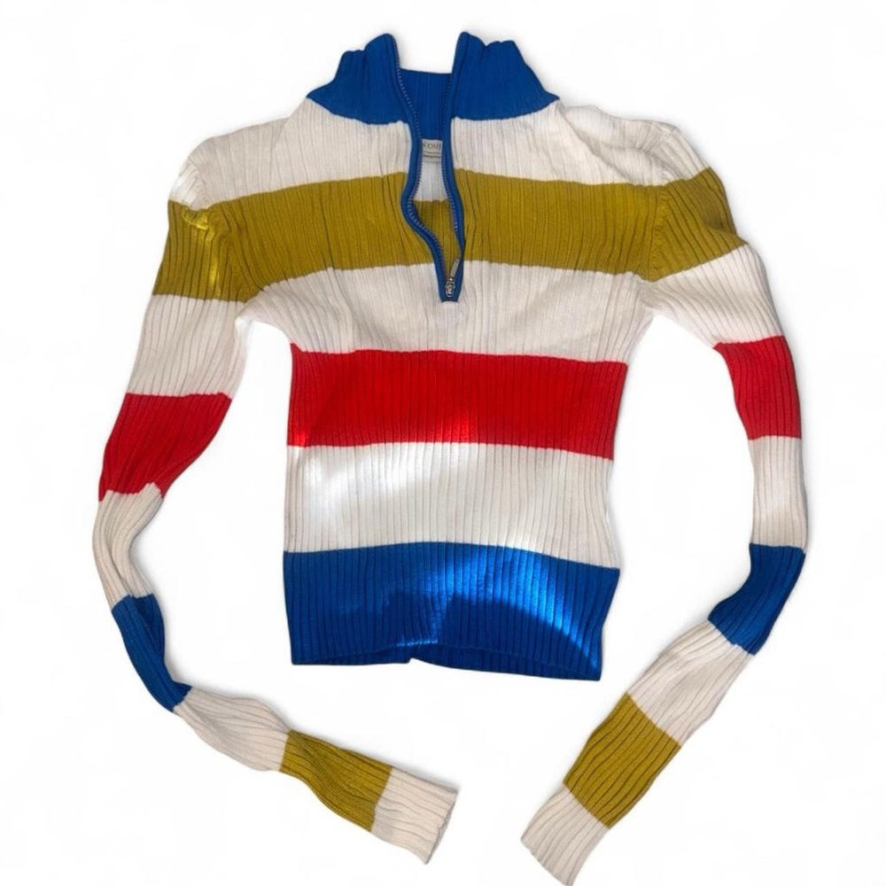 Colorful Striped Women's Sweater